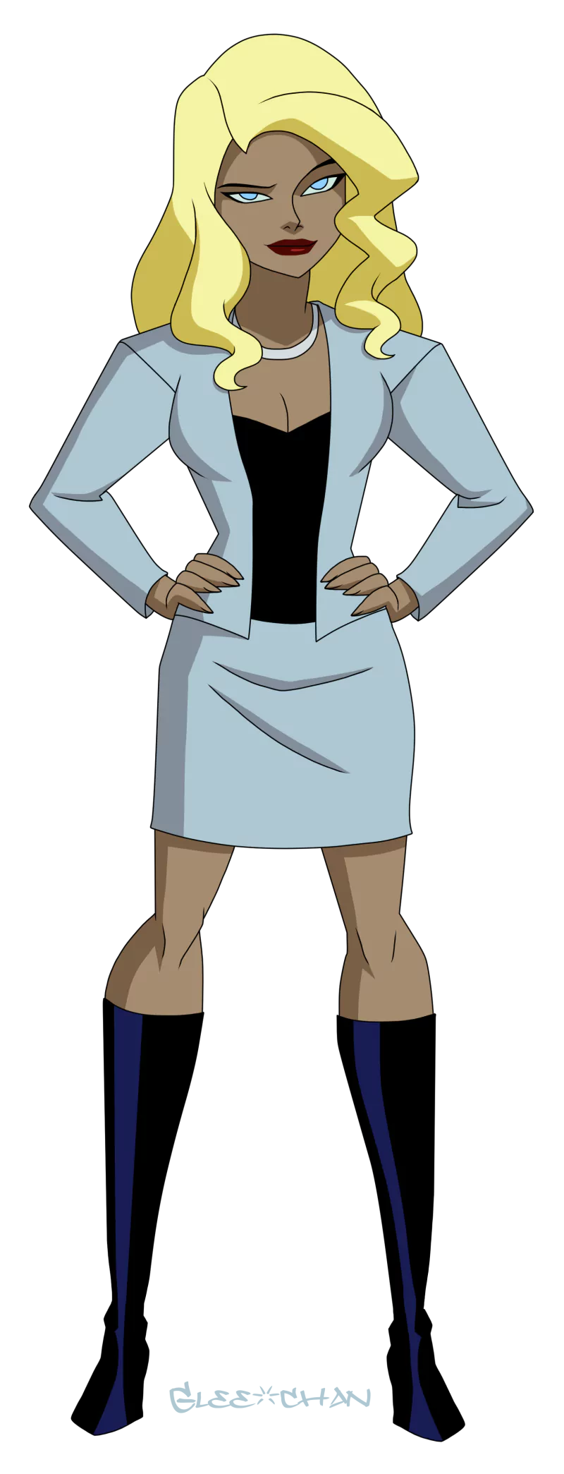 blonde Dinah Lance TV Show Justice League Unlimited Image