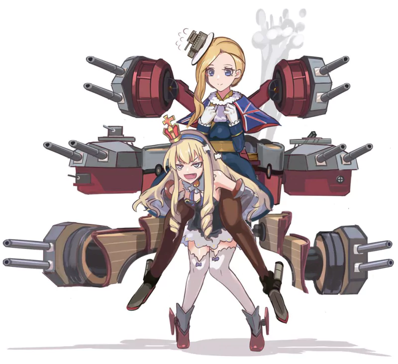 Hood (Azur Lane) Queen Elizabeth (Azur Lane) Anime Azur Lane Image