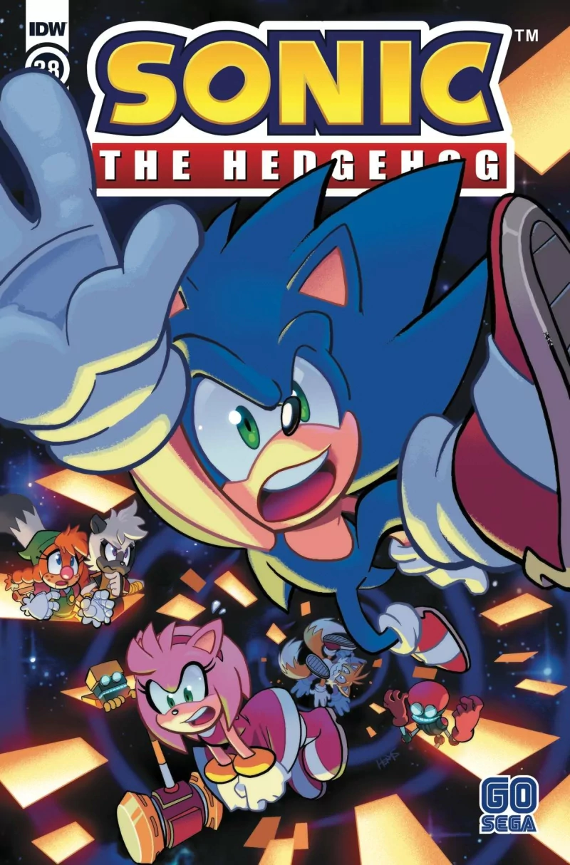 Piko Piko Hammer Cubot (Sonic the Hedgehog) Orbot (Sonic the Hedgehog) Belle (Sonic the Hedgehog) Miles 'Tails' Prower Tangle the Lemur Amy Rose Sonic the Hedgehog Comic Sonic the Hedgehog (IDW) Image