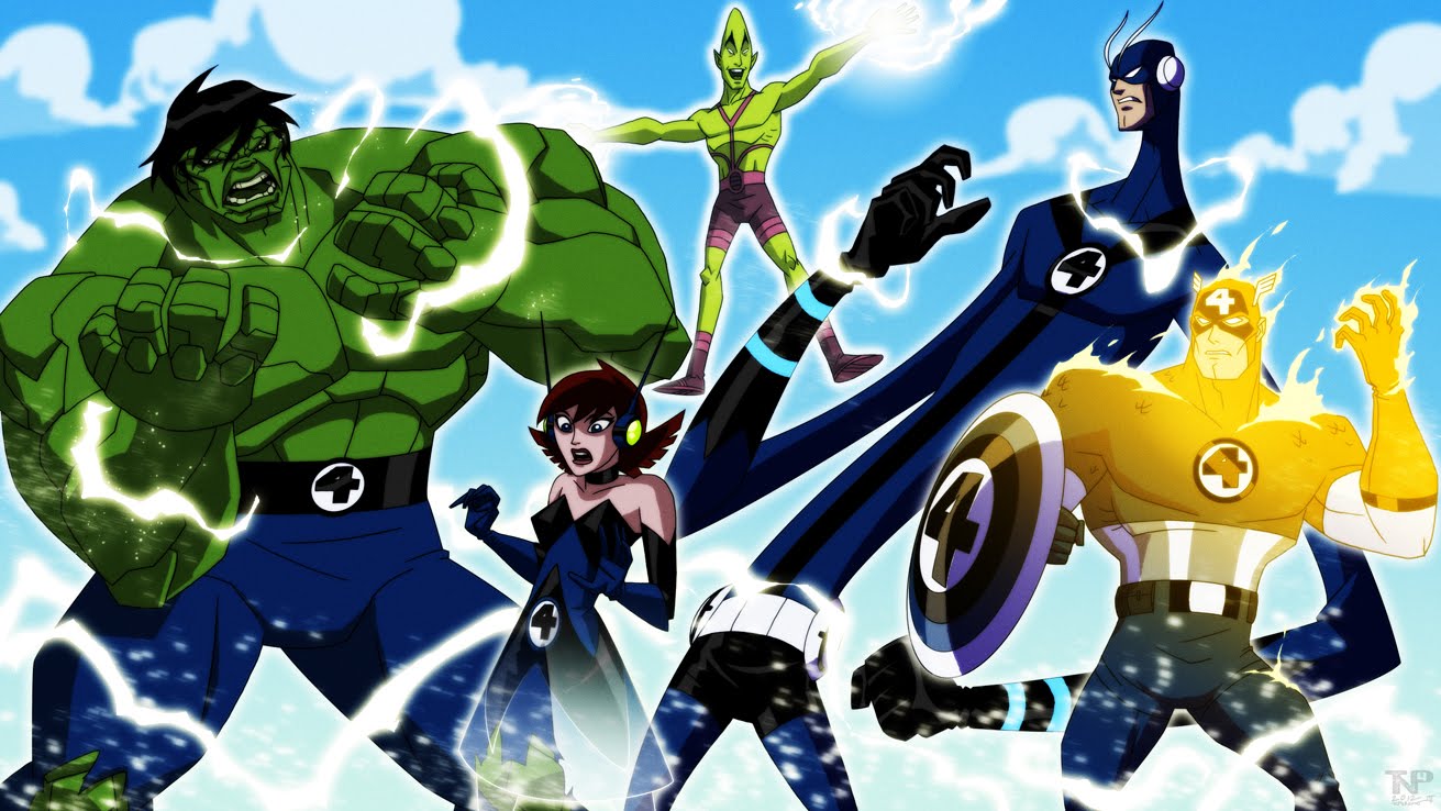 IMPOSSIBLE MAN WITH ALTERNATE FANTASTIC FOUR (AVENGERS)