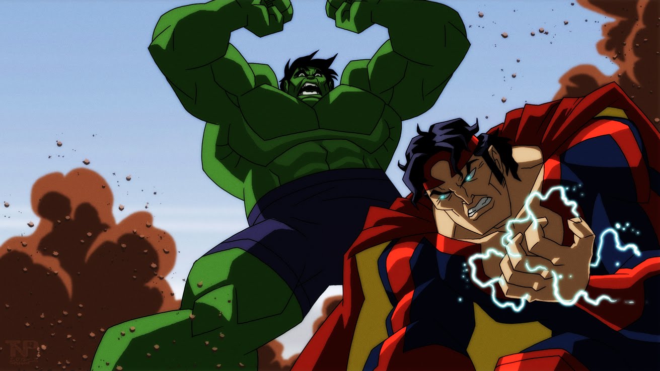 HULK WITH OMEGA THE UNKNOWN