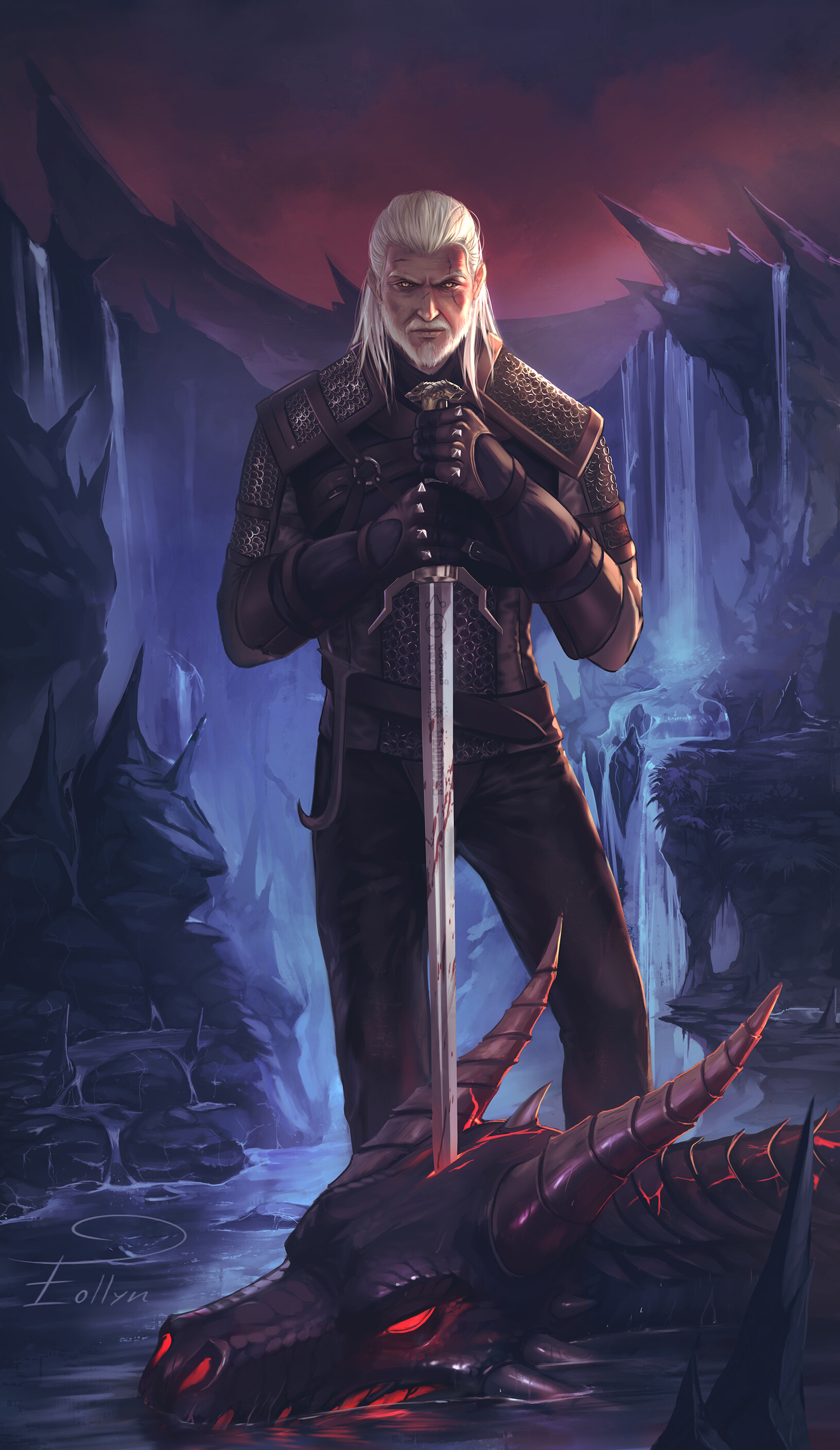The Witcher 3 Wild Hunt Art By Eollyn Art