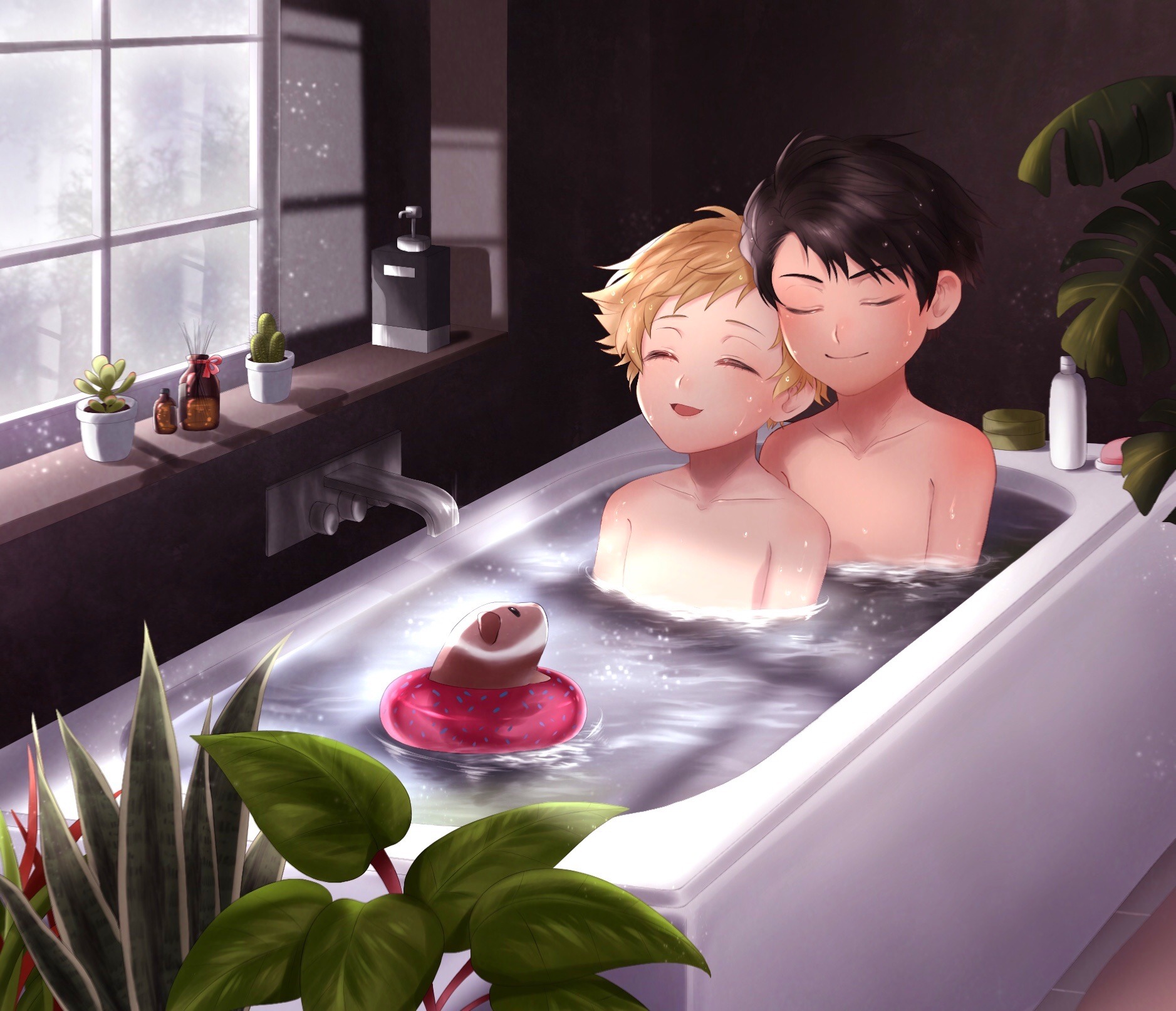 Bath time with carlnes by https:www.deviantart.comaenaluck on @deviantart fan