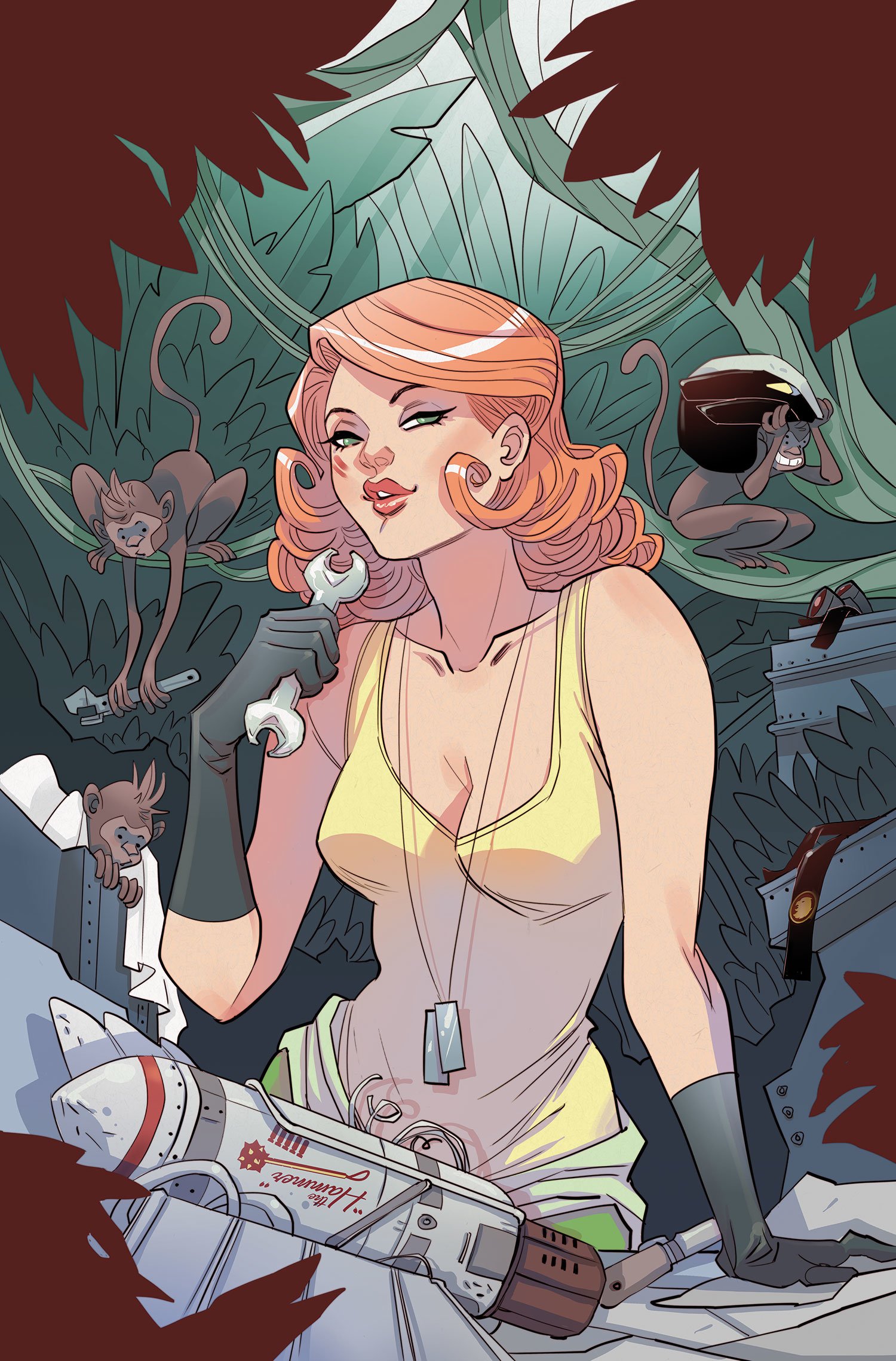 Download Monkey Shiera Hall Hawkgirl (DC Comics) Comic DC Bombshells Art
