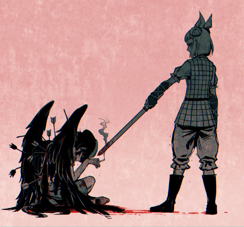 Download Mayumi Joutouguu Saki Kurokoma Anime Touhou Art