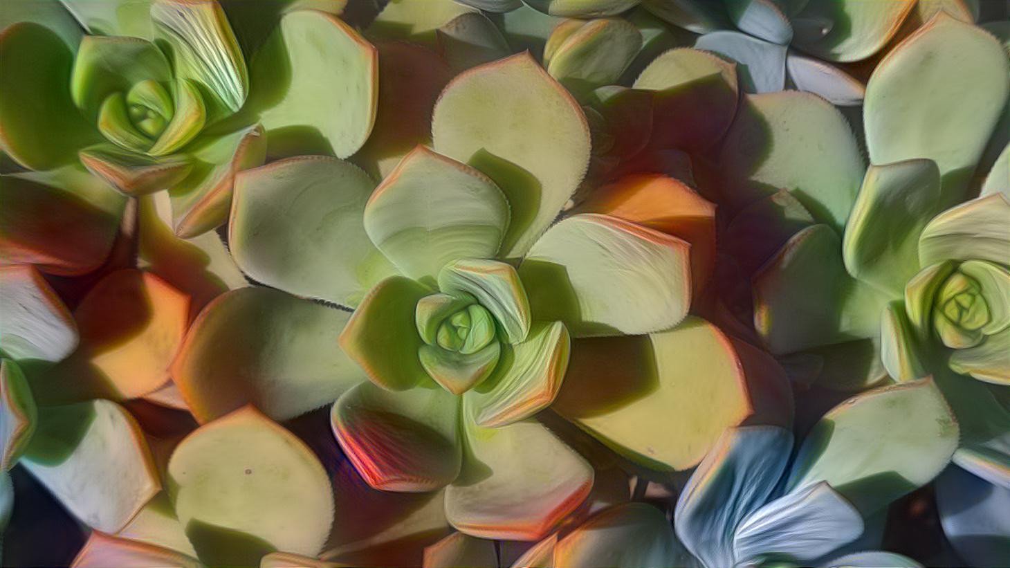 A succulent pic I made with some effects by NatureWorshiper