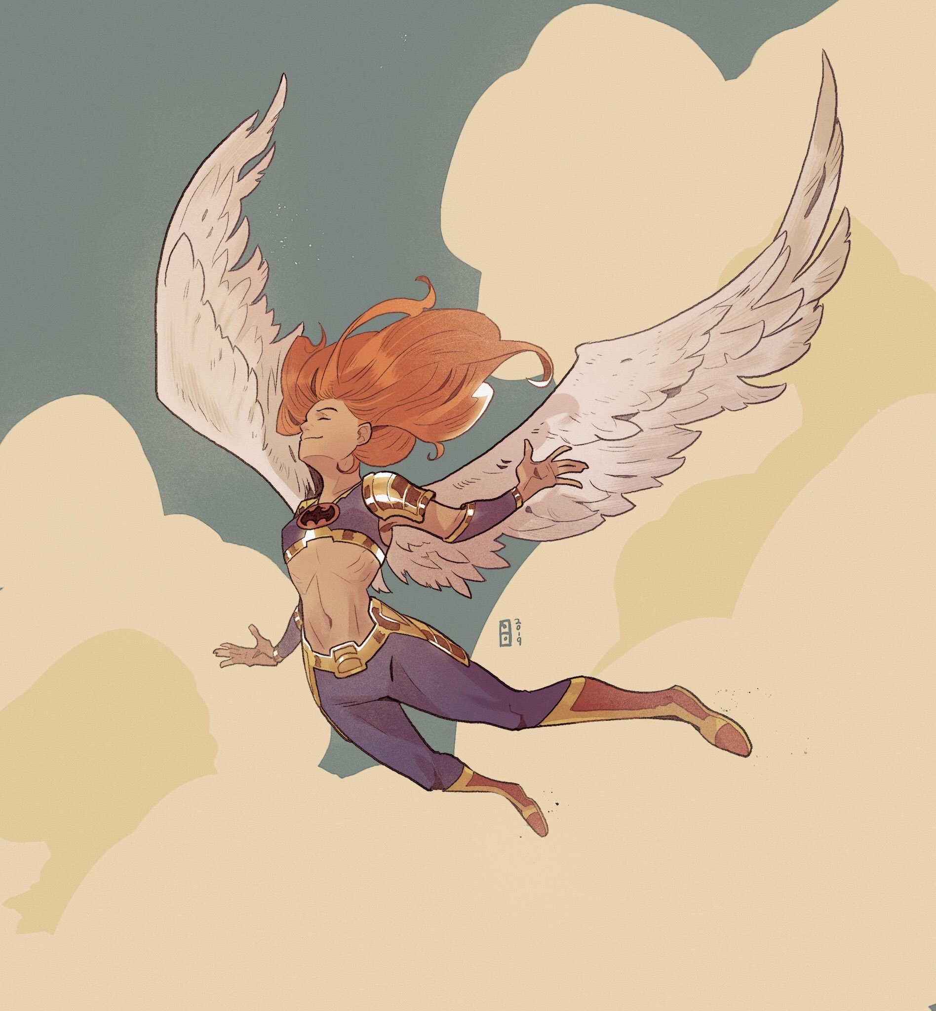 Download Flying Red Hair Wings Hawkwoman (DC Comics) Shayera Hol Comic Hawkwoman Art
