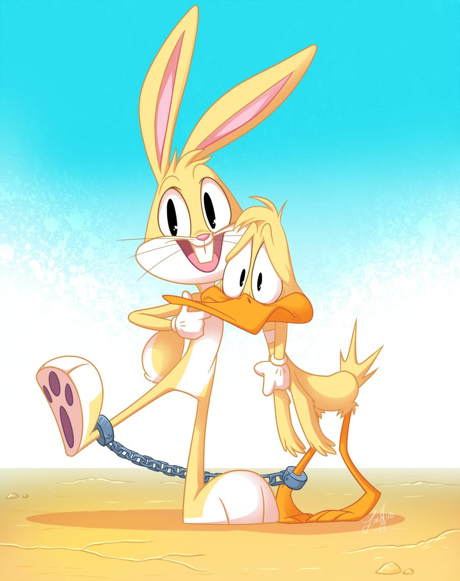 Download Daffy Duck Bugs Bunny TV Show The Looney Tunes Show Art
