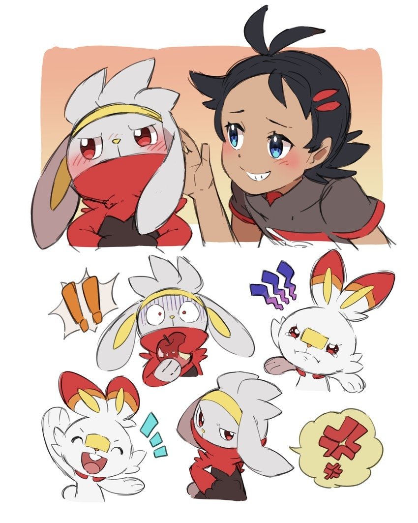 Download Raboot (Pokémon) Scorbunny (Pokémon) Goh (Pokémon) Anime Pokemon Art