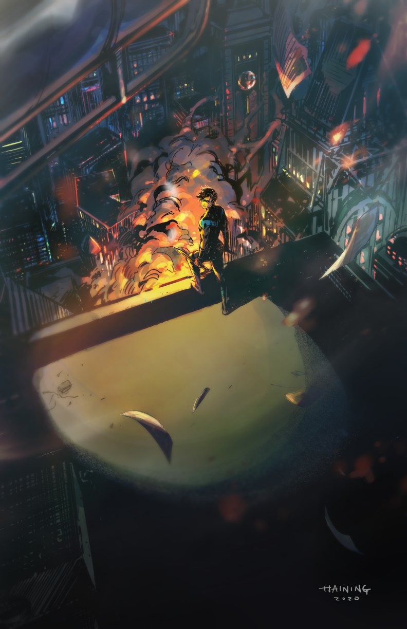 Download DC Comics Dick Grayson Comic Nightwing Art