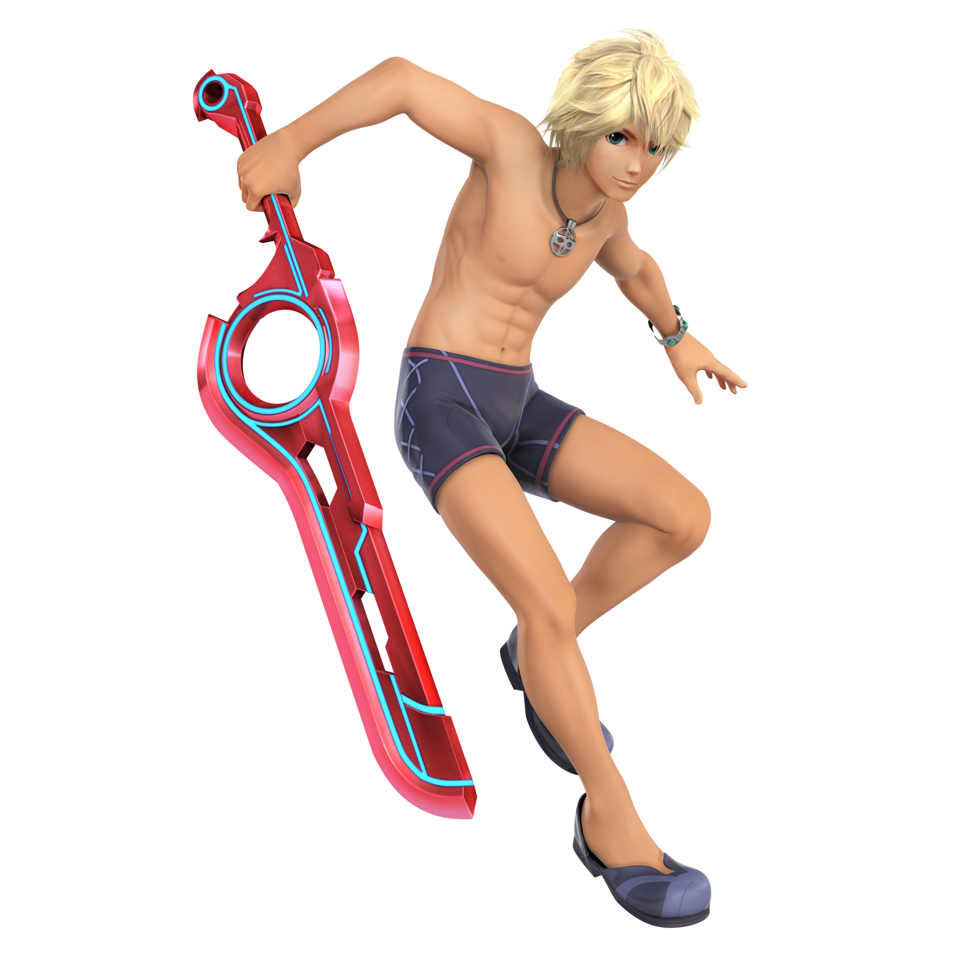 Download Sword Legs Blonde Shulk (Xenoblade) Video Game Super Smash Bros. For Nintendo 3DS And Wii U Art
