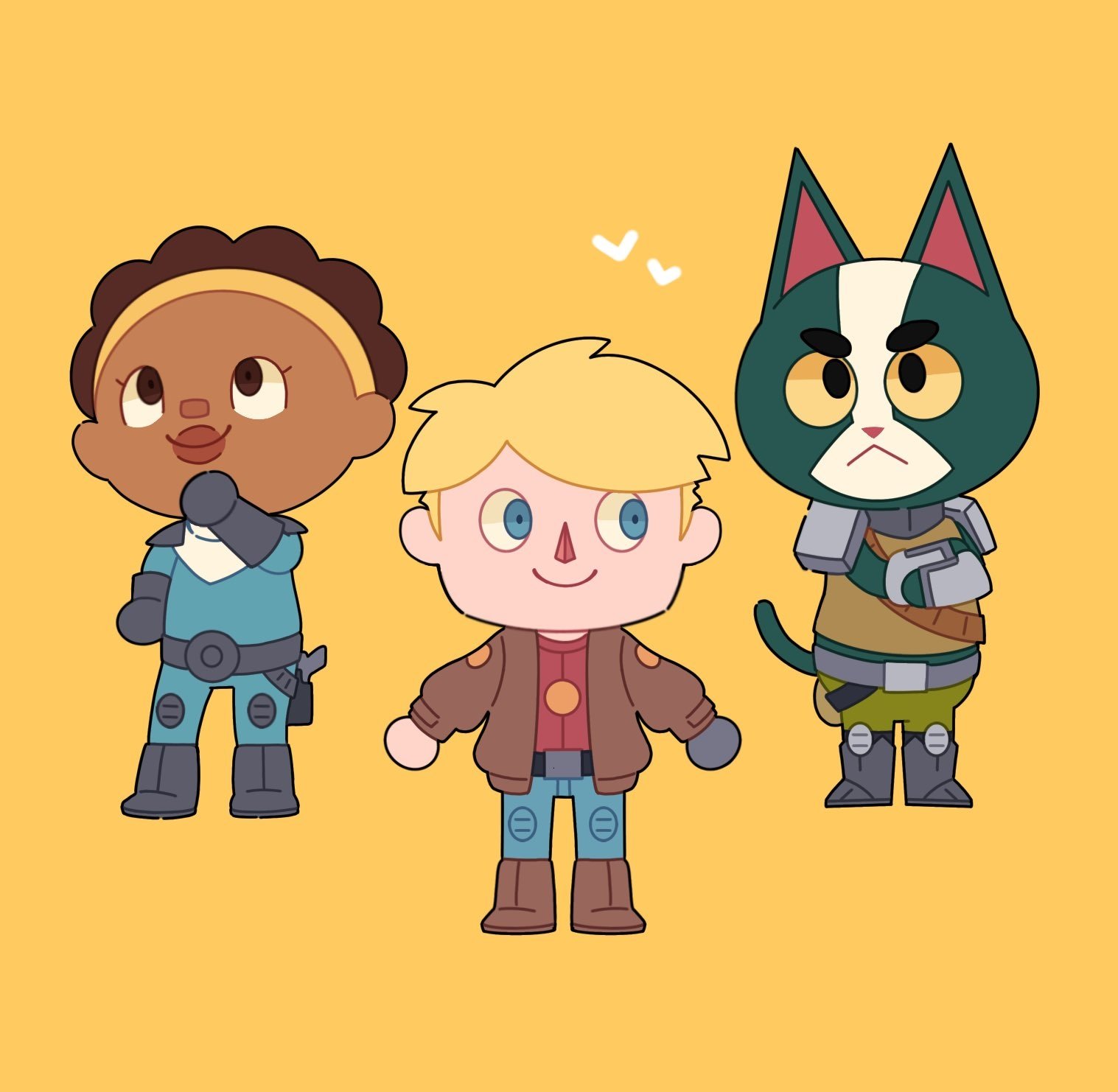 Download Chibi Gary Goodspeed Avocato (Final Space) Quinn Airgon Animal Crossing: New Horizons TV Show Final Space Art