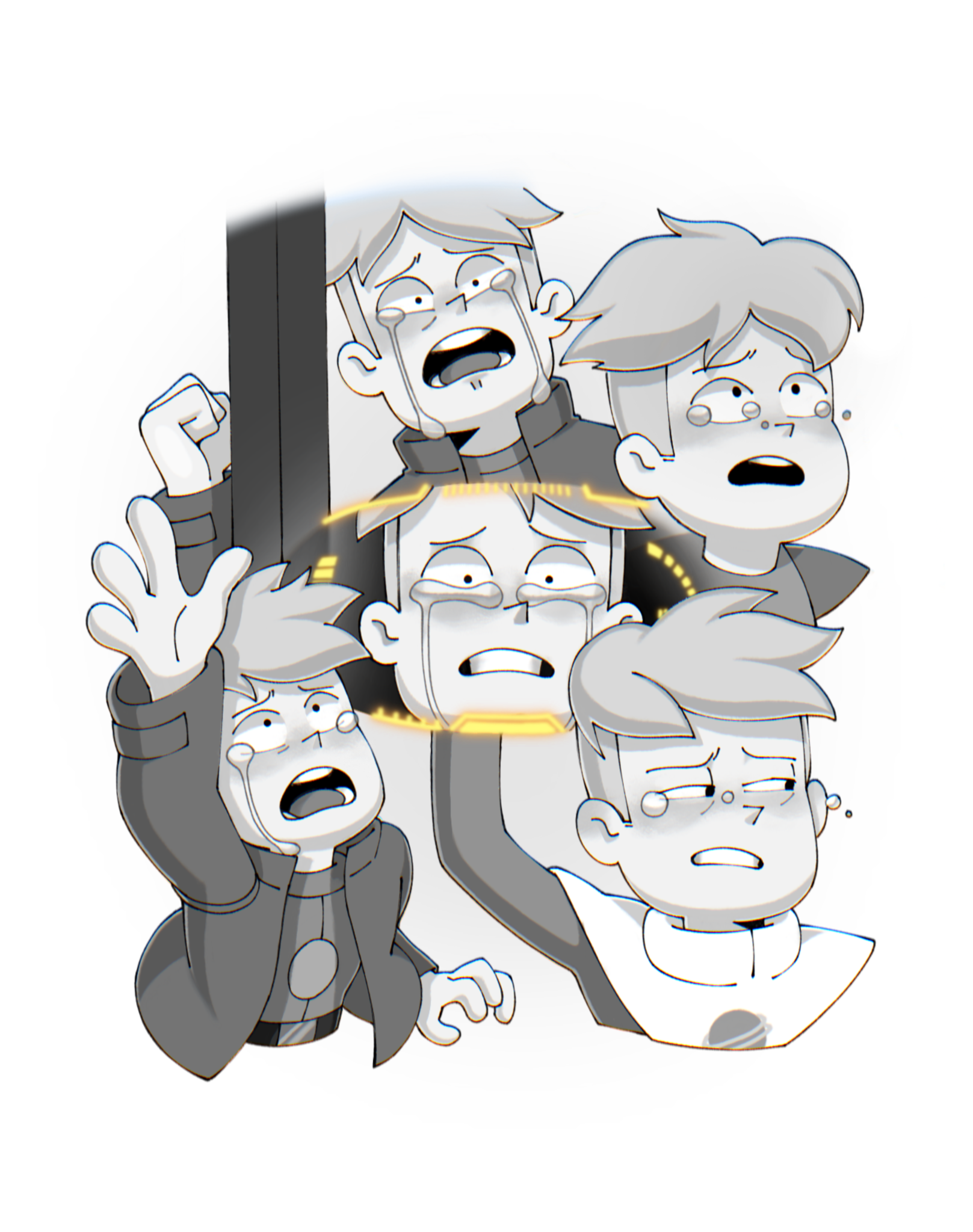 Download Tears Crying Gary Goodspeed TV Show Final Space Art