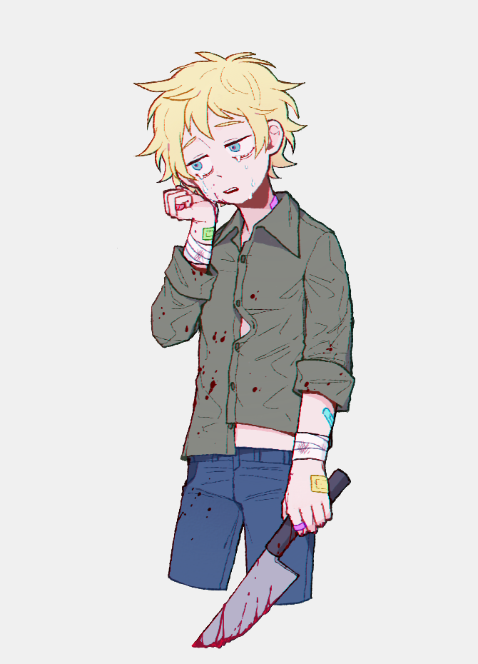 Download Tears Blonde Knife Tweek Tweak TV Show South Park Art