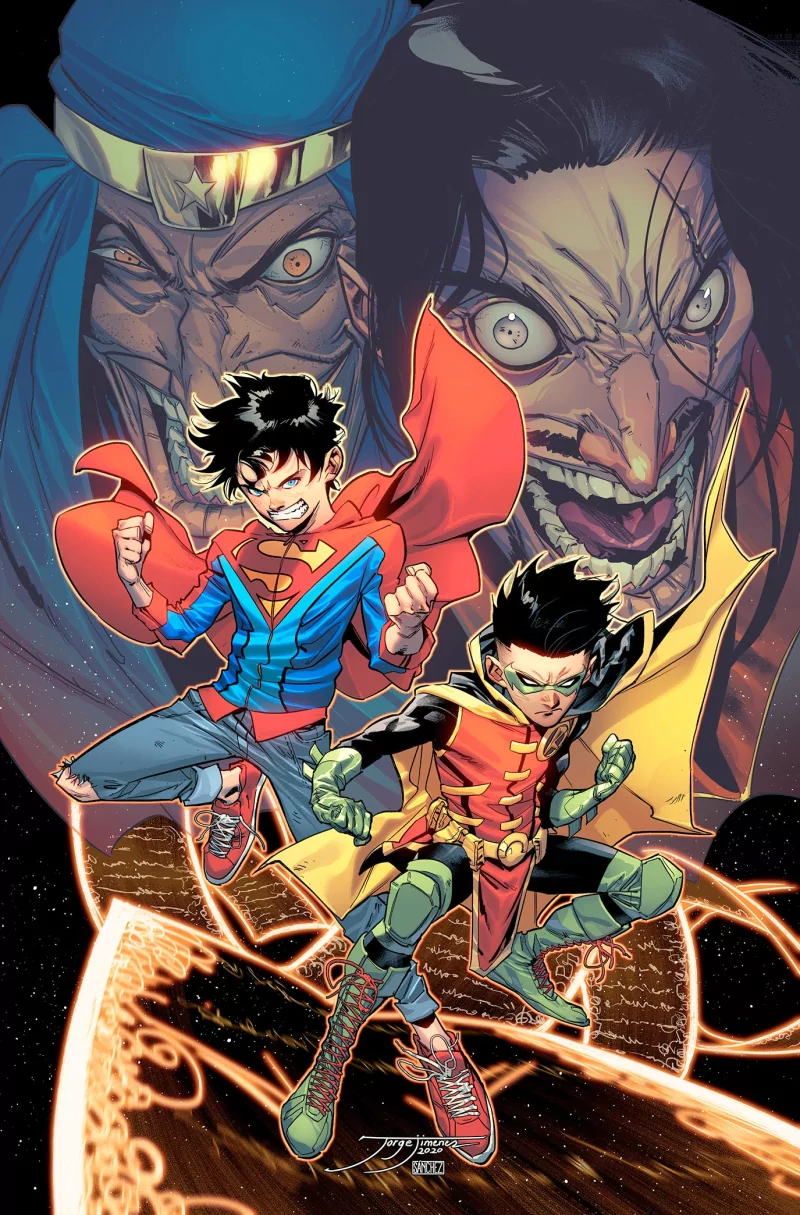 black hair DC Comics Robin (DC Comics) Damian Wayne Jon Kent Comic Challenge of the Super-Sons Image