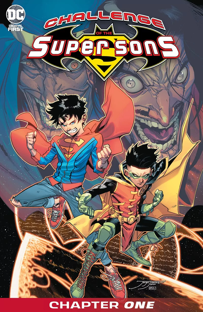 Vandal Savage black hair Robin (DC Comics) Superboy DC Comics Damian Wayne Jon Kent Comic Challenge of the Super-Sons Image