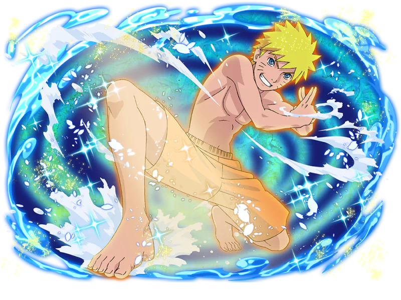 blue eyes smile blonde shorts feet Naruto Uzumaki Anime Naruto Image