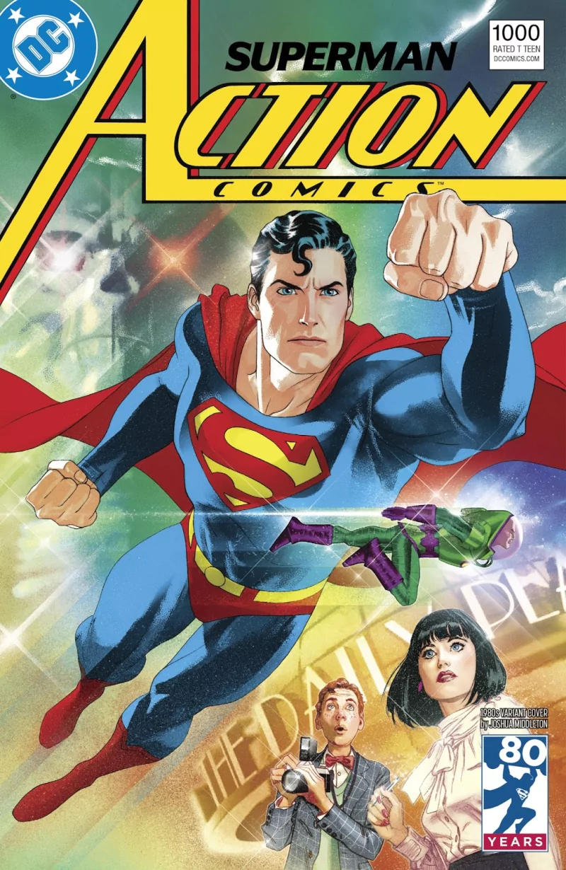 DC Comics Lex Luthor Daily Planet Jimmy Olsen Lois Lane Superman Comic Action Comics Image