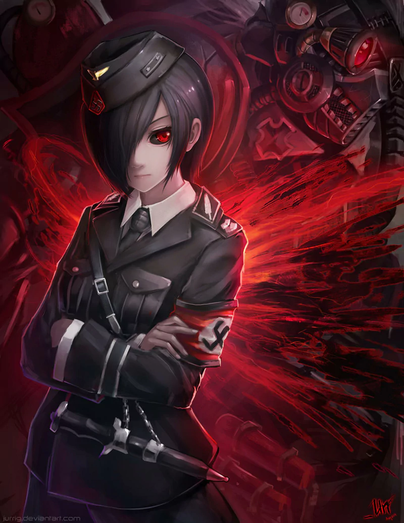 red eyes Touka Kirishima Anime Tokyo Ghoul Image