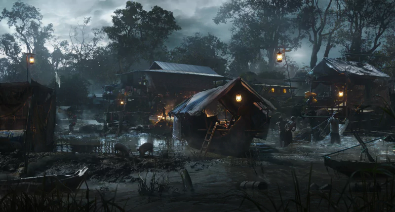  Floating Village by Jakub Skop