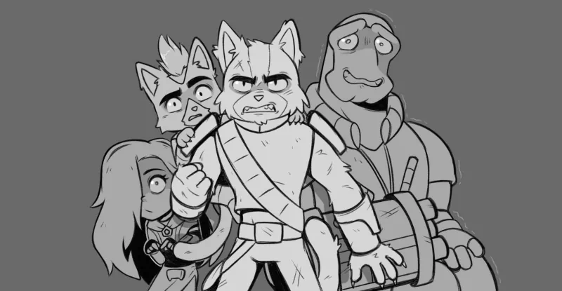 Fox (Final Space) Little Cato (Final Space) Ash Graven Avocato (Final Space) TV Show Final Space Image