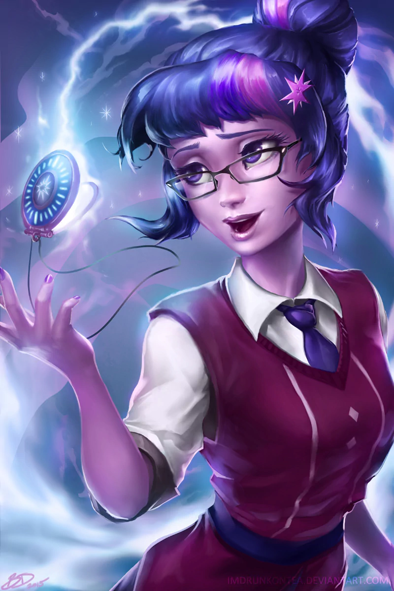 purple eyes glasses Sci-Twi (My Little Pony) movie My Little Pony: Equestria Girls - Friendship Games Image