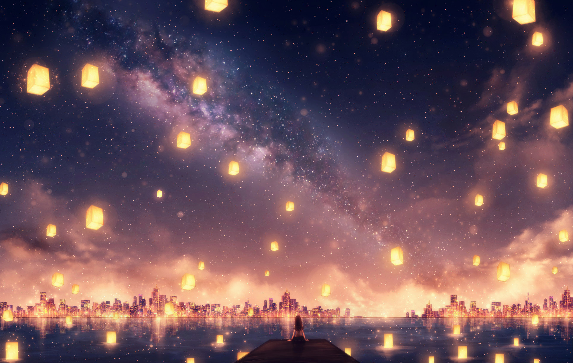 Anime Sky Art by CZY