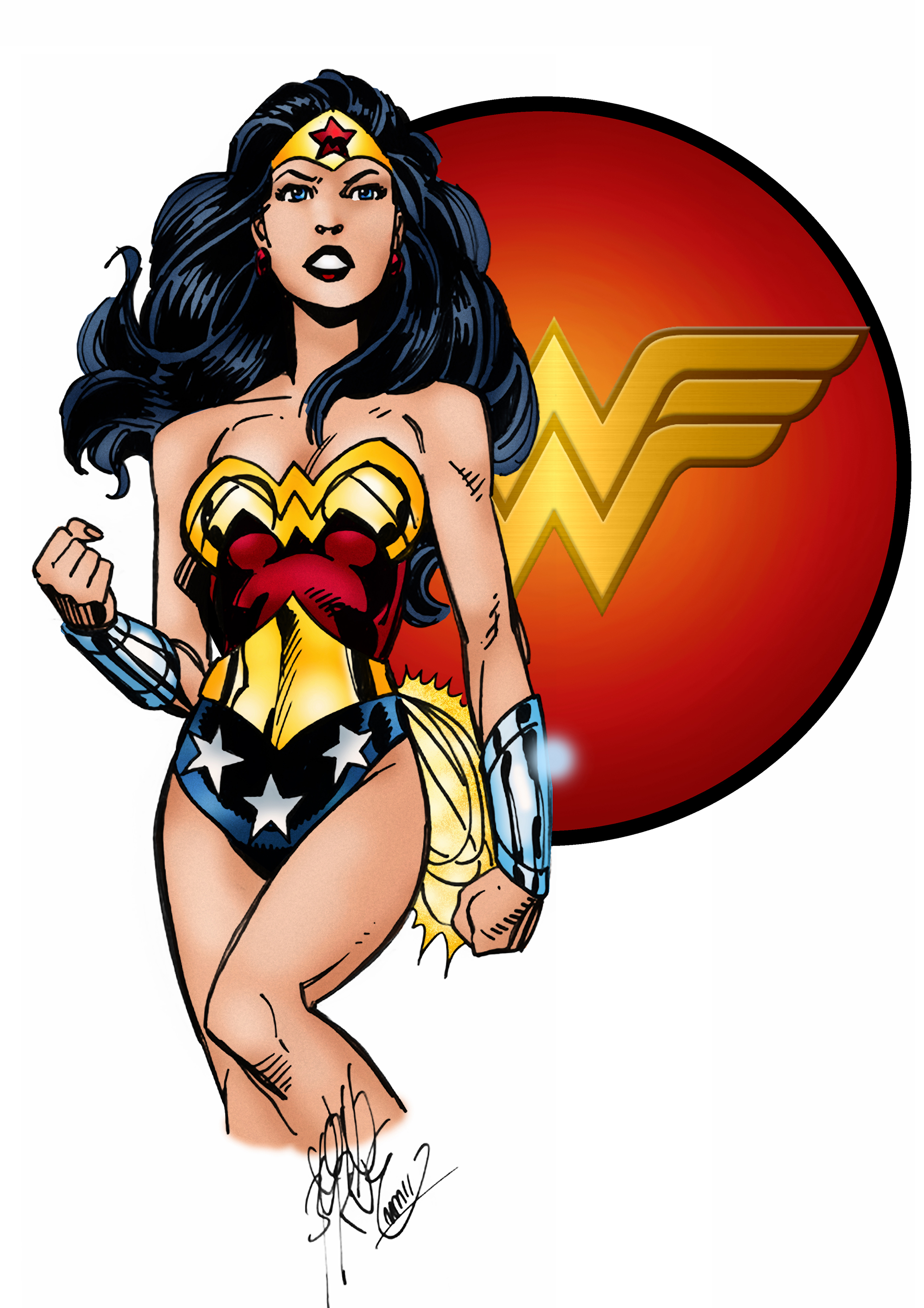 Wonder Woman Art. 