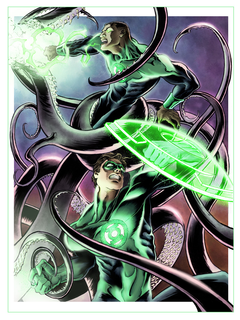 Green Lantern Art by danielgovar