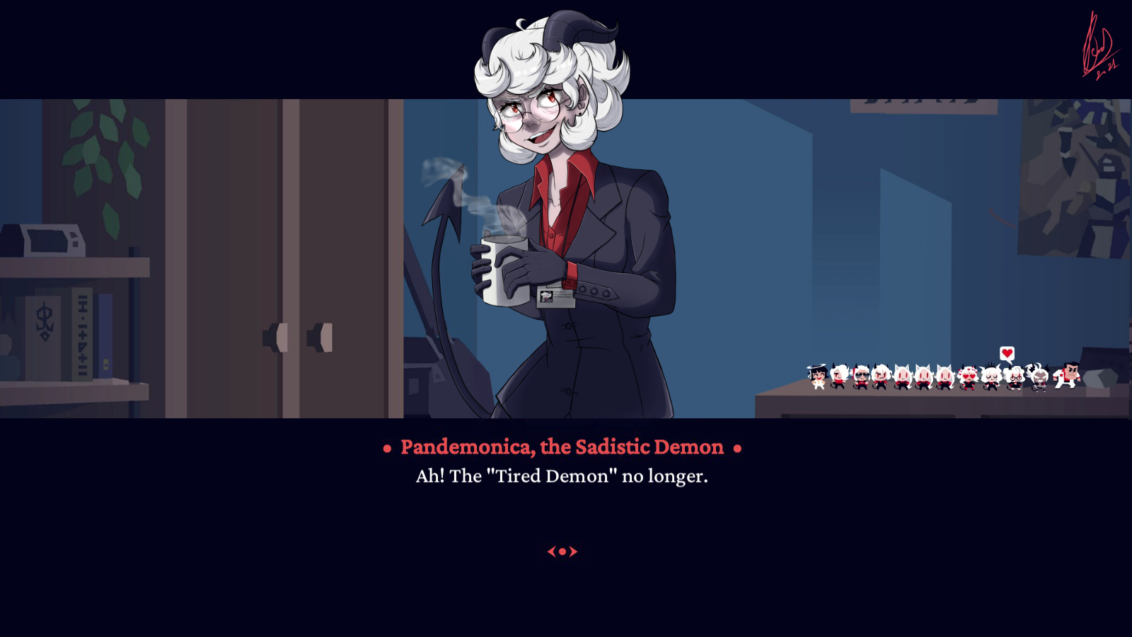 Pandemonica (Helltaker) by Rikkuu