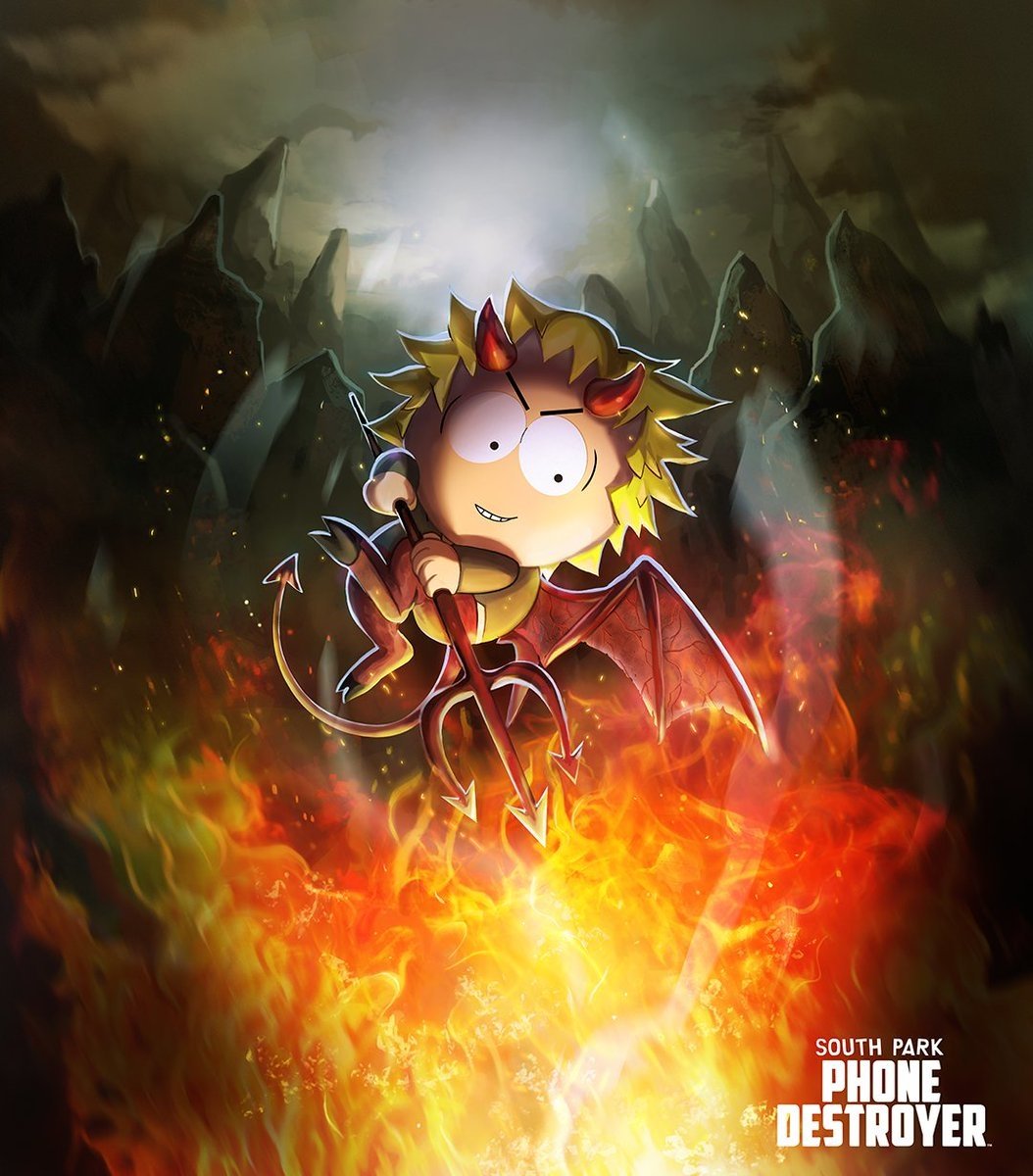 Download Demon Tweek Tweak Video Game South Park: Phone Destroyer Art