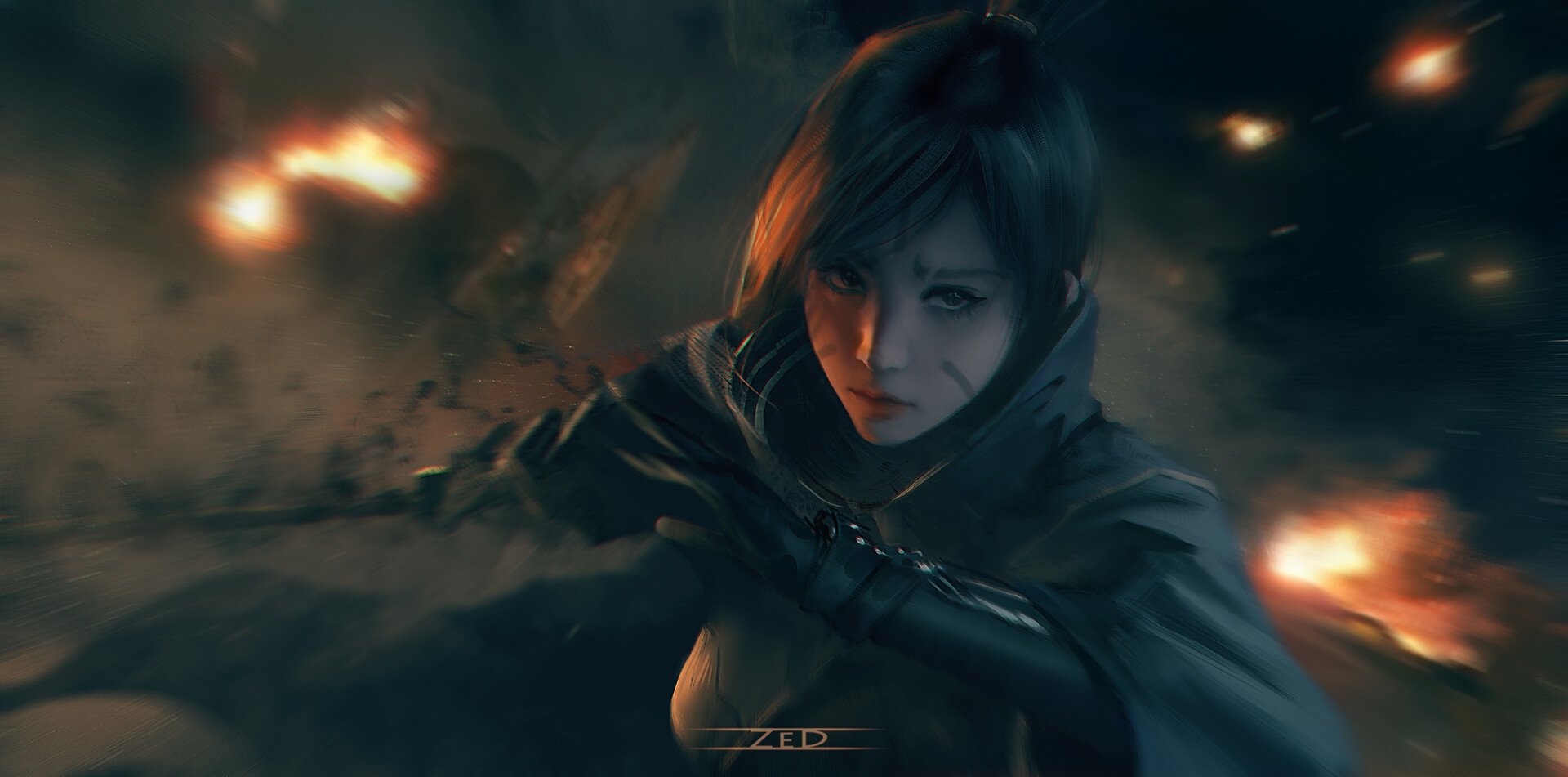 Download Woman Warrior Fantasy Art