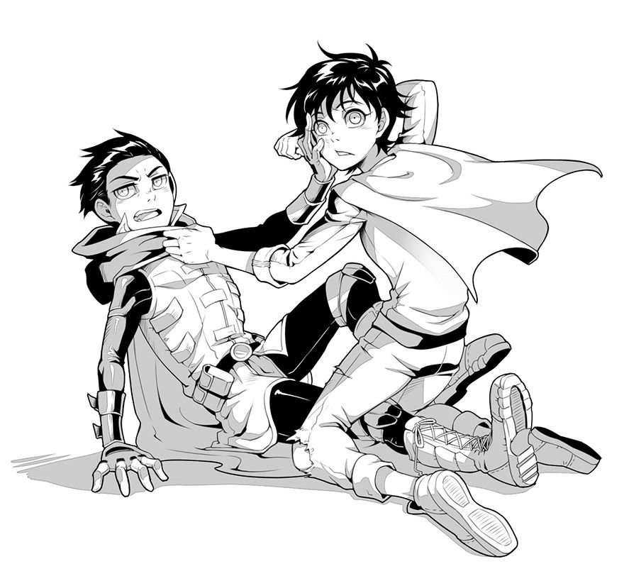 Download Superboy Robin (DC Comics) Jon Kent Comic Super-Sons Art