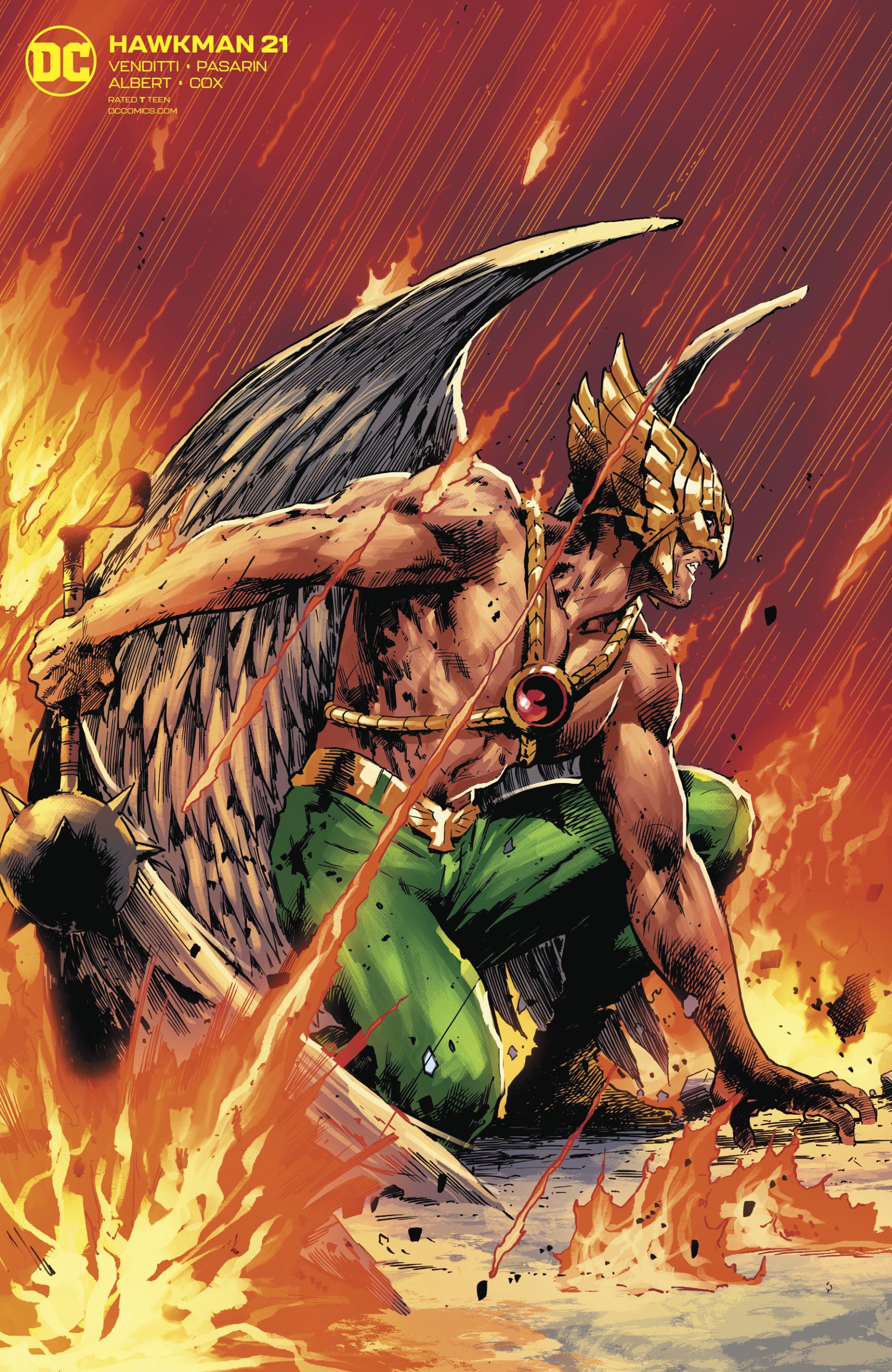 Download Fire Mace Carter Hall Wings DC Comics Hawkman (DC Comics) Comic Hawkman Art