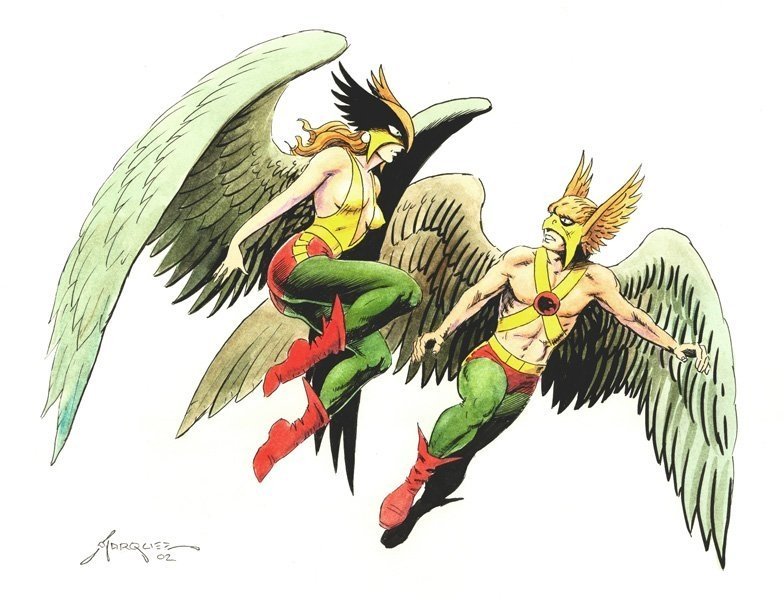 Download DC Comics Wings Hawkgirl (DC Comics) Carter Hall Hawkman (DC Comics) Comic Hawkman & Hawkgirl Art