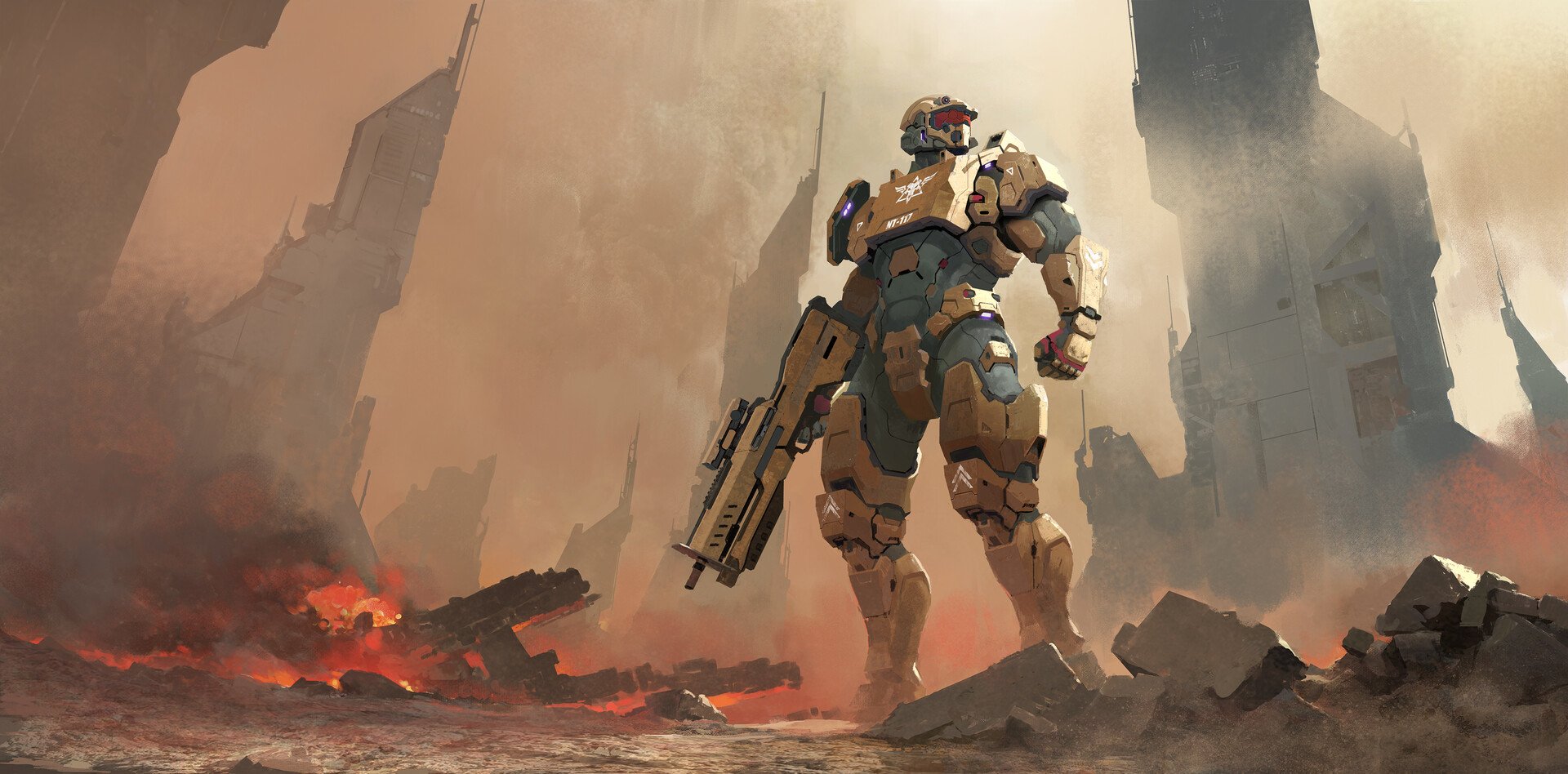 Download Sci Fi Warrior Art