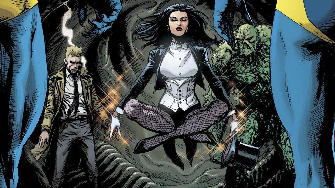 Download DC Comics Swamp Thing John Constantine Zatanna Comic Doomsday Clock Art
