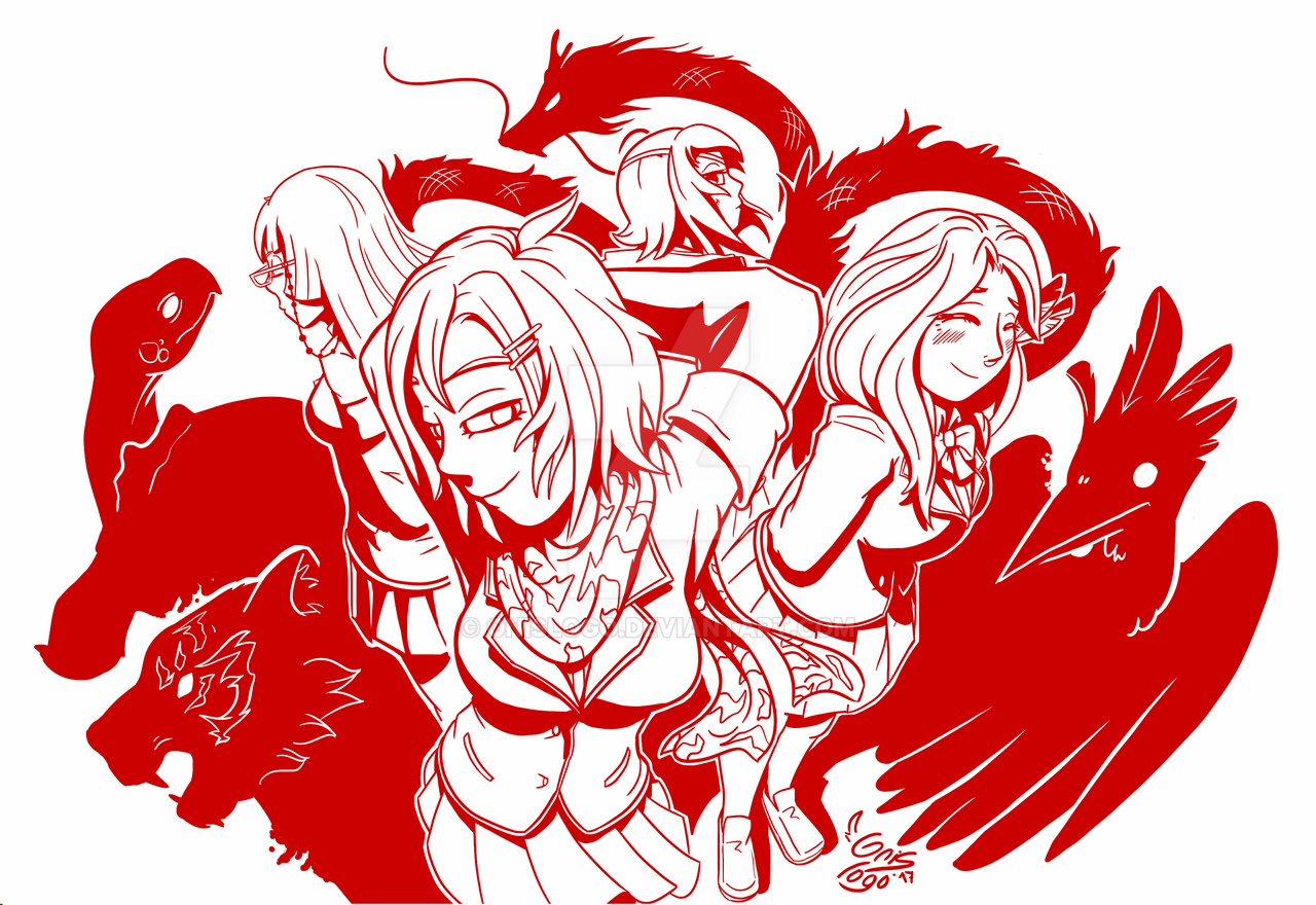 Download Aoi Ryugoku Kuroko Kamenaga Akane Toriyasu Shiromi Torayoshi Video Game Yandere Simulator Art