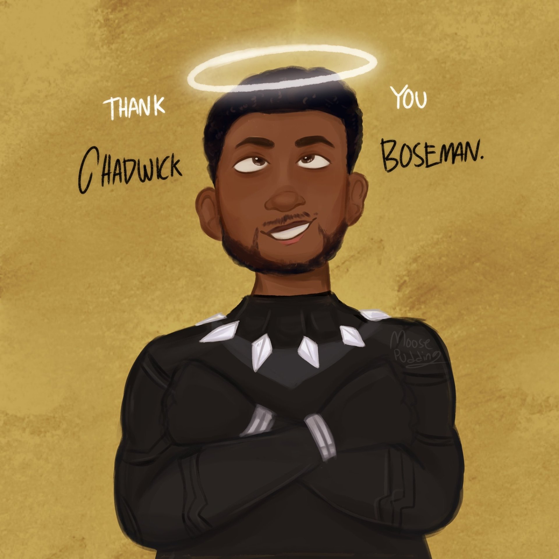 Download T'Challa Black Panther (Marvel Comics) Celebrity Chadwick Boseman Art