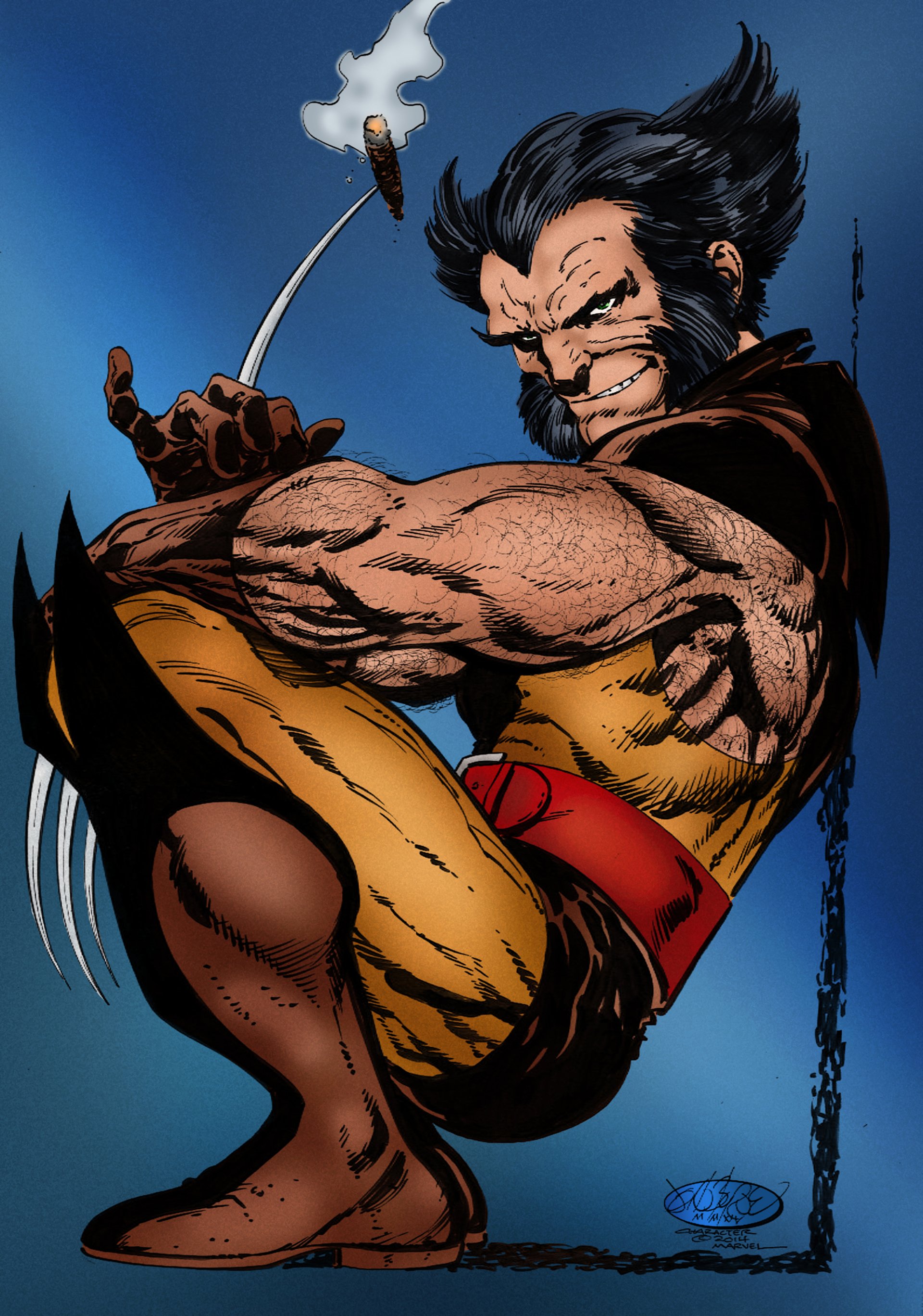 Download Logan James Howlett Comic Wolverine Art
