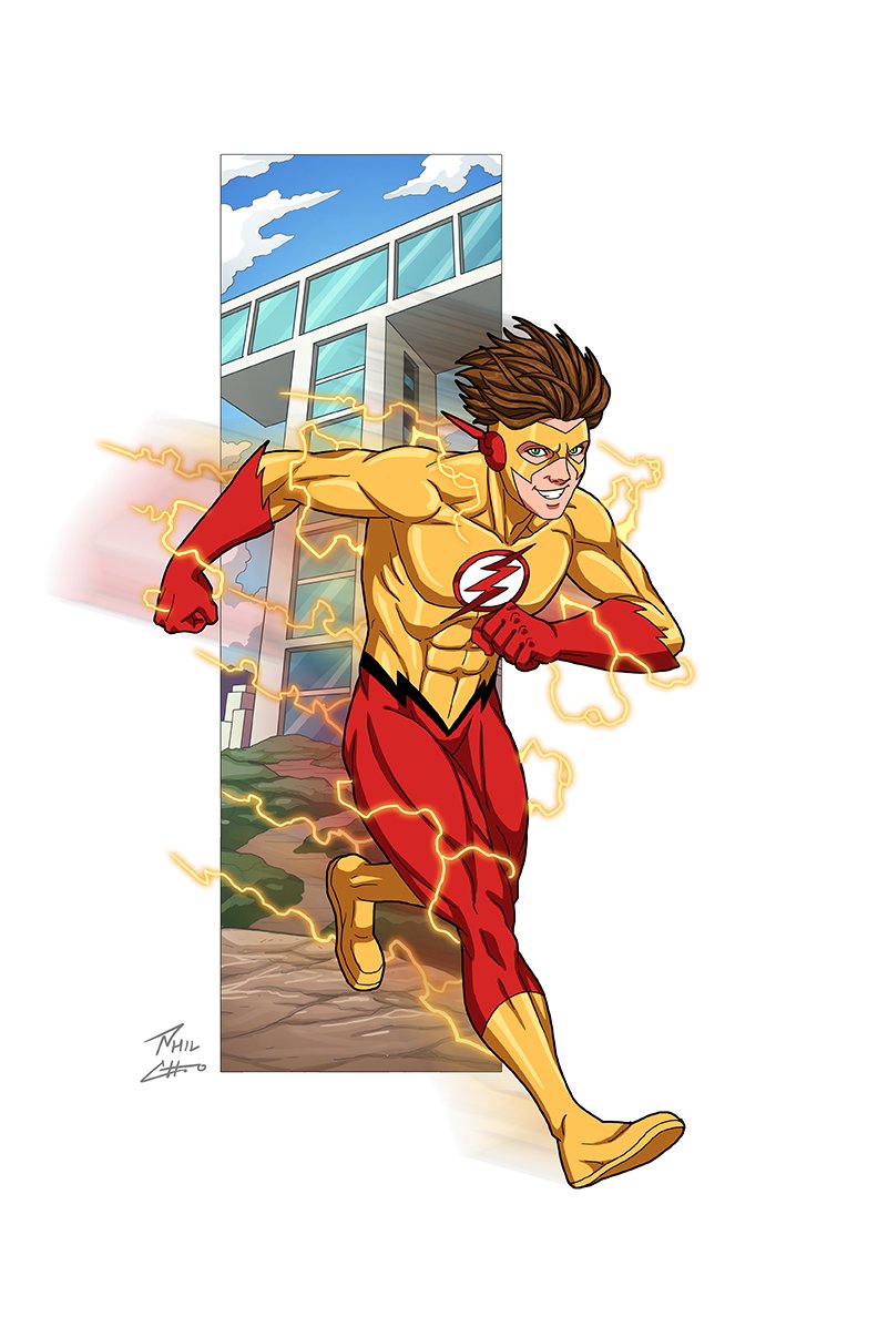 Download Titans Tower Bart Allen Kid Flash Comic Teen Titans Art
