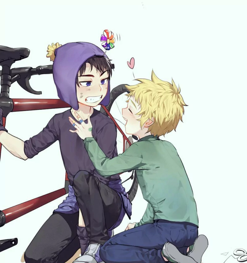 black hair hat blonde Craig Tucker Tweek Tweak TV Show South Park Image