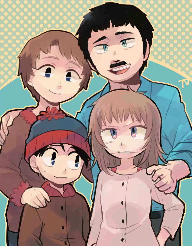 Stan Marsh Sharon Marsh Shelly Marsh Randy Marsh TV Show South Park Image