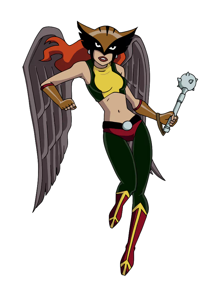 red hair mace wings Hawkgirl (DC Comics) Comic Image