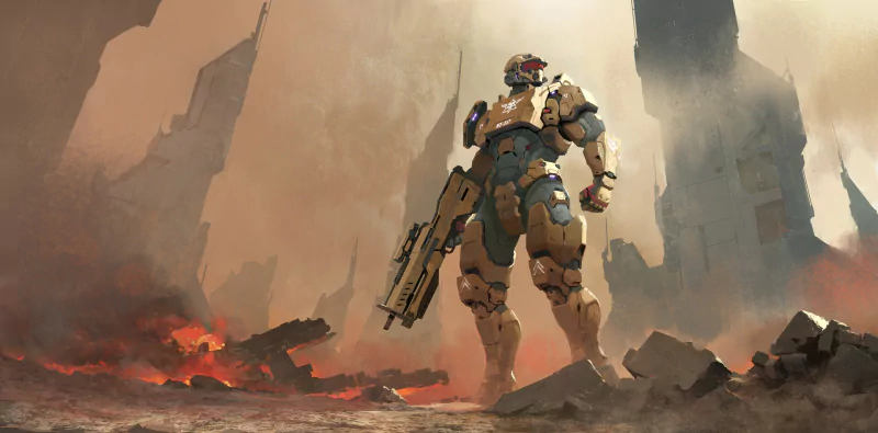 Sci Fi warrior Image