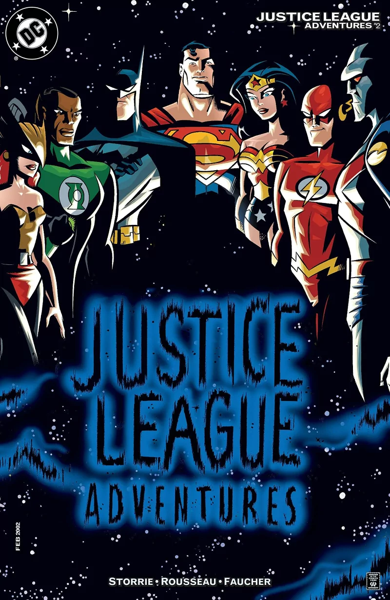 Wally West DC Comics Diana Prince Wonder Woman Justice League Hawkgirl (DC Comics) John Stewart (Green Lantern) Green Lantern Flash Martian Manhunter Superman Batman Comic justice league adventures Image