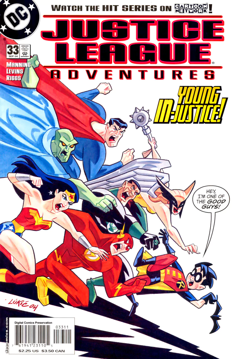 Wally West DC Comics Green Lantern John Stewart (Green Lantern) Diana Prince Wonder Woman Superman Martian Manhunter Hawkgirl (DC Comics) Tim Drake Robin (DC Comics) Comic justice league adventures Image