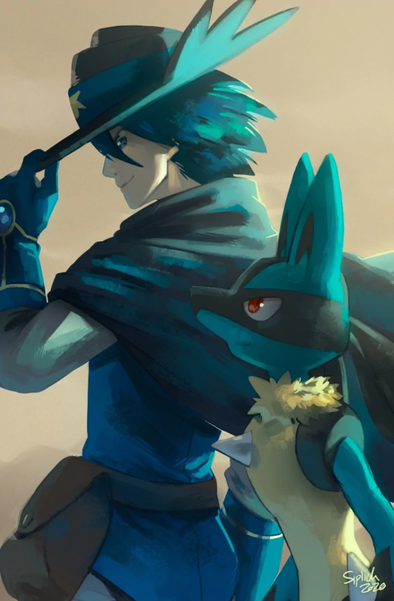 Sir Aaron (Pokémon) Lucario (Pokémon) Anime Pokemon Image