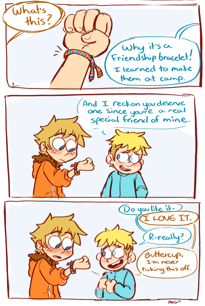 blush bracelet Kenny McCormick Butters Stotch TV Show South Park Image