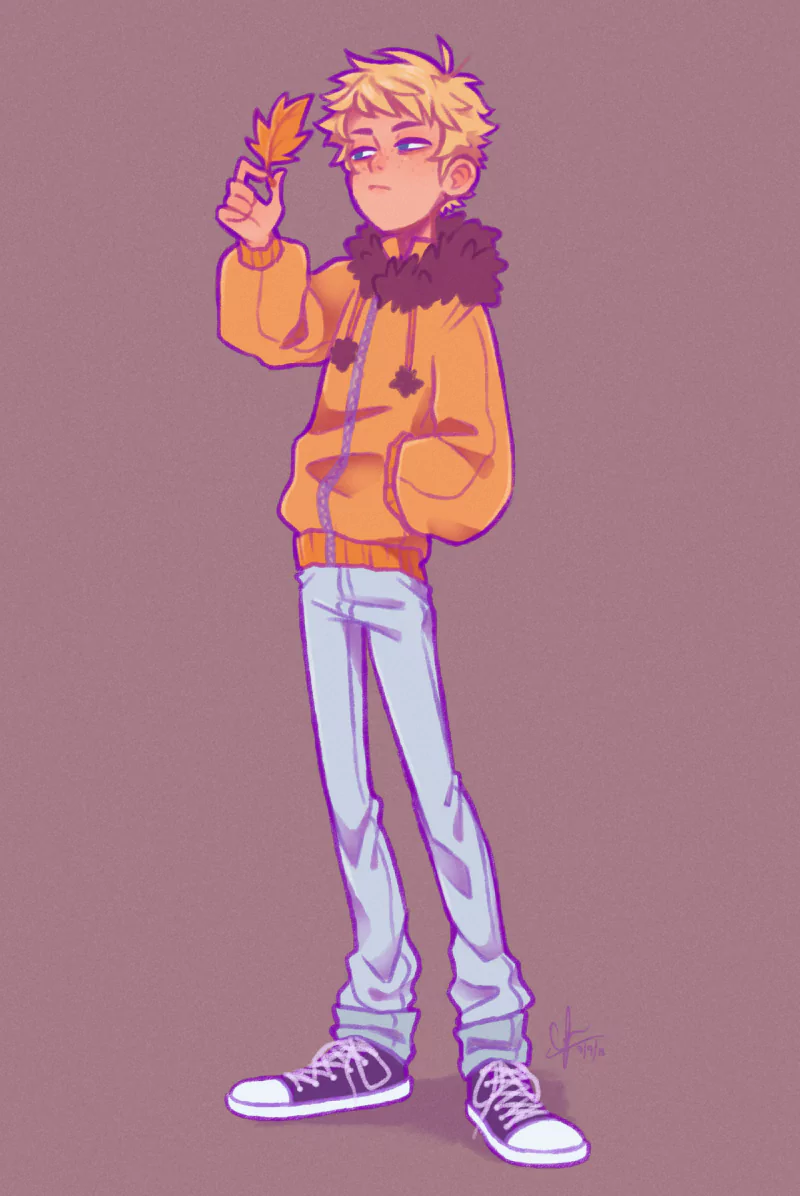 hoodie sneakers blonde leaf Kenny McCormick TV Show South Park Image